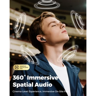 หูฟังไร้สาย SoundPEATS Q3 Pro Bluetooth 6.0 Dual Mics ANC Gaming Mode App Support