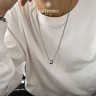 อาร์ทิฟโร สร้อยคอและสร้อยข้อมือเหล็กไทเทเนียมสําหรับผู้ชายแสดงเสน่ห์ผู้ชายของขวัญที่สมบูรณ์แบบสําหรับแฟน