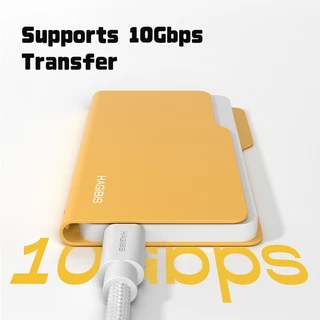 Hagibis M.2 NVMe SSD Enclosure 10Gbps USB3.2 Gen2 ความเร็วสูง Transfer ใช้งานร่วมกับ M.2 NVMe SSDs ใน 2230/2242/2260/2280 รูปแบบ Factors เหมาะสําหรับแล็ปท็อป iPhone 17