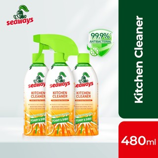 Seaways Kitchen Cleaner 480g Pot Cleaning Spray Oil Stain Remover Grease Removal Spray Cleaner