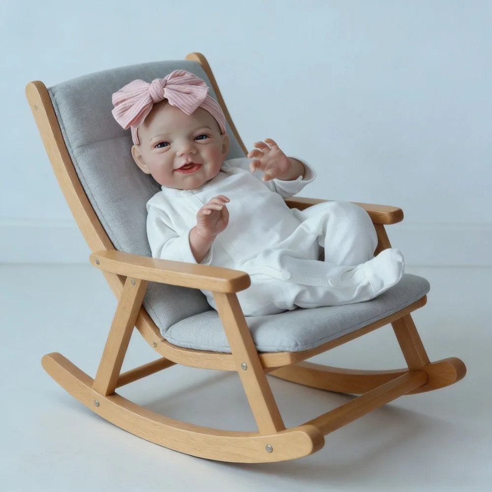 18 นิ้ว Reborn ตุ๊กตาเด็กทารกยิ้ม Face ทารกแรกเกิด Charlie นุ่มชีวิตจริงตุ๊กตาเด็ก 3D ผิวที่มองเห็นไ