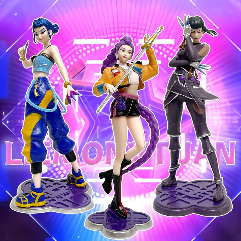 3 สไตล์อะนิเมะรูปปั้นของเล่นตุ๊กตา Rumi Zoey Action Figure PVC รุ่นเดสก์ท็อปเครื่องประดับของเล่น 22 ซม.แฟนของขวัญคริสต์มาส