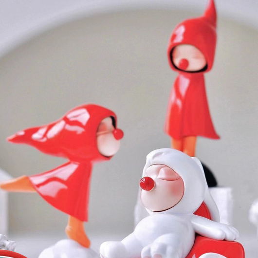 Huiwei · Yes Me too Artist Series Resin Mystery Box Decorative Gift Model Decorative Cute Cartoon