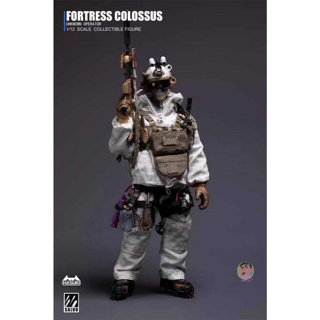 HASUKI 1/12 Salvo Series SA03 Snow Mountain Ghost Action Figure