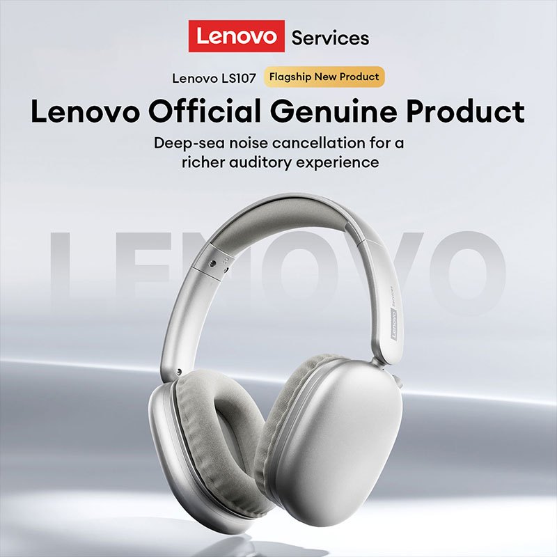 Lenovo LS107 หูฟังบลูทูธ และชุดหูฟังไร้สายพร้อม Bluetooth 6.0 และ IMAX Spatial Audio plus 0.04s Low Latency Gaming - รูปที่ 2