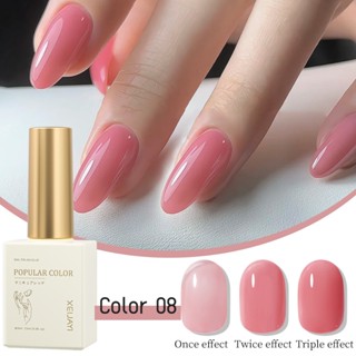 XEIJAYI 15ml - ยาทาเล็บเจลสีพีชชมพูใหม่: ติดทนนานและเงางาม เ…
