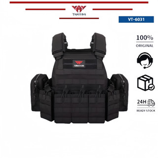 （COD)🔥จัดส่งจากกรุงเทพฯ🔥YAKEDA VT-6031 เสื้อกั๊กยุทธวิธีสะเท…