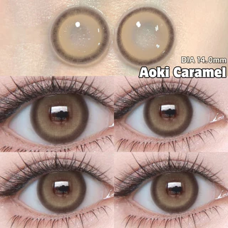 คอนแทคเลนส์ตาโต【 0.50 -4.00 】UYYAI Brown คอนแทคเลนส์ สีน้ำตาล ลูกตากว้าง คอนแทคเลนส์รายวัน 14.5มม.