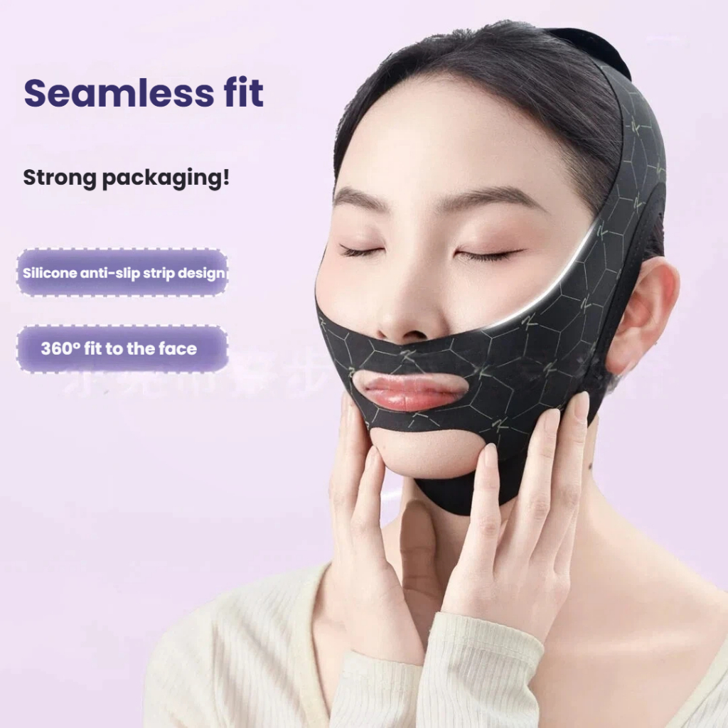 คางคู่ลด,ปรับใบหน้าปรับโทนเข็มขัด,เทปยกกระชับใบหน้า,ลื่น Chinology Jawline Shaper,สายรัดคางแบบใช้ซ้ําได้สําหรับนอนหลับ,หน้ากากยกกระชับใบหน้า V Line ราคา ถูกที่สุด ดีลบีเคเค แกลเลอรีภาพที่ 2