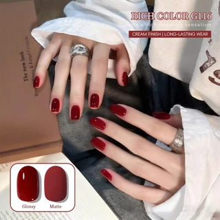 XEIJAYI 15ml - ยาทาเล็บเจลสีแดงใหม่ ติดทนนาน สีสดใส เหมาะสำหรับใช้ทุกวัน
