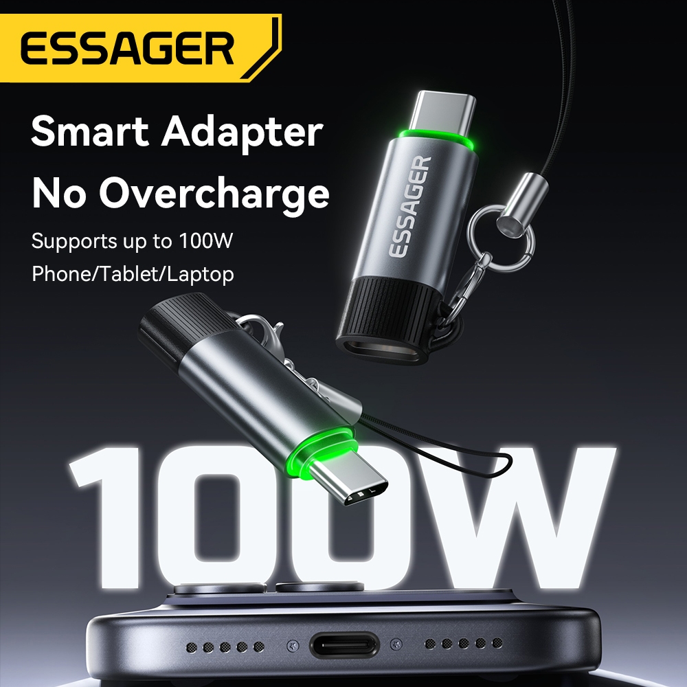 Essager Type-Cอะแดปเตอร์ดับไฟอัจฉริยะการชาร์จประหยัดพลังงาน OTG ป้องกันการชาร์จไฟเกิน