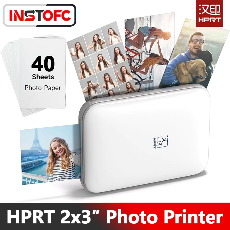 HPRT MT53 Colour Photo Printer เครื่องพิมพ์ภาพถ่ายพกพา รองรับ AR การพิมพ์ รูปถ่ายแบบสติกเกอร์ติดได้