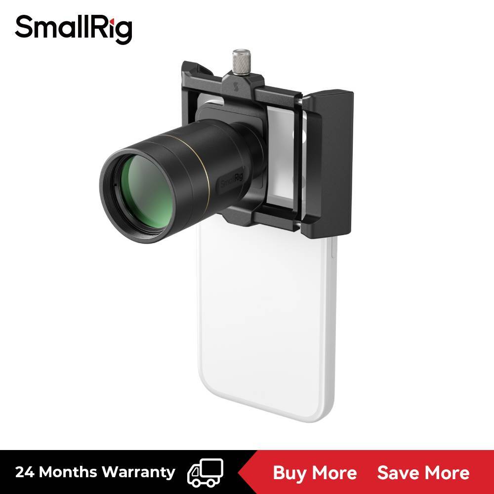 SmallRig 2x การขยาย Telephoto & Macro Lens Kit / เลนส์เทเลโฟโต้สําหรับโทรศัพท์ (T-Mount) #5334 #5920