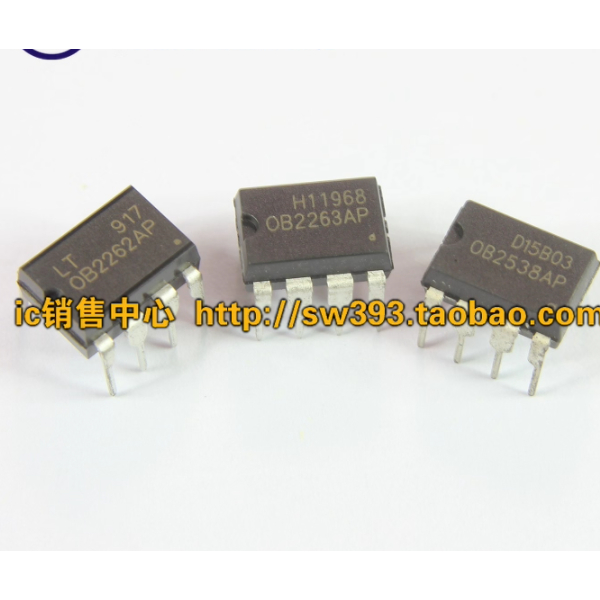 10PCS OB2263AP OB2262AP OB2538AP ชิปไฟ LCD DIP-8