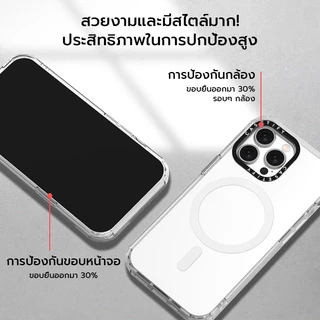 [it]เคสป้องกันแบบใสแม่เหล็กสำหรับ iPhone 17/16/15/14/13 Pro Max สีดำใส ช่วยรักษารูปลักษณ์ที่เพรียวบางดั้งเดิมของโทรศัพท์ไว้ได้