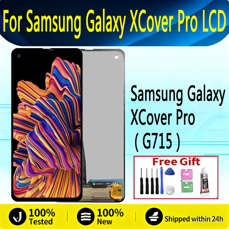 G715 LCD สําหรับ Samsung Galaxy Xcover Pro G715 LCD SM-G715FN/DS SM-G715W SM-G715U จอแสดงผล Touch Sc