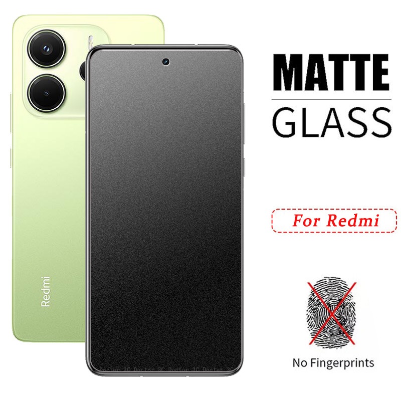 ฟิล์มกระจก ด้าน สำหรับ Xiaomi XIOMI Redmi Note 15 14 13 12 12s 11 11s 10 10s 9 9s 8 7 Pro China Plus Pro+ A1 A2 10A 10C 9T 9A 9C 8A 4G 5G 2026