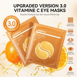 LANBENA แผ่นตาเรตินอล Retinol 2Pcs/1Pair ขนาดทดลอง ต่อต้านริ้วรอย ลดรอยดำใต้ตา มาส์กใต้ตา