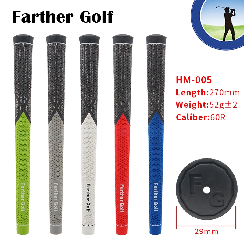 2018 ใหม่ Golf Grips ยาง Cotton Golf Iron Grips 5 สีสําหรับเลือก