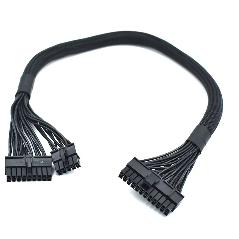 60 ซม.18AWG 10Pin + 18Pin ถึง 24Pin Modular Power Adapter สําหรับ CORSAIR ประเภท 4 Series RM550e RM6