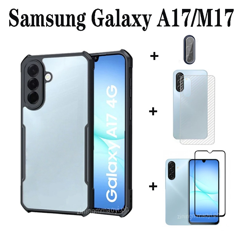 4in1 Samsung Galaxy M17 F17 A17 4G Anti-fall โทรศัพท์มือถือสําหรับ Samsung Galaxy A56 A26 A36 A16 A0
