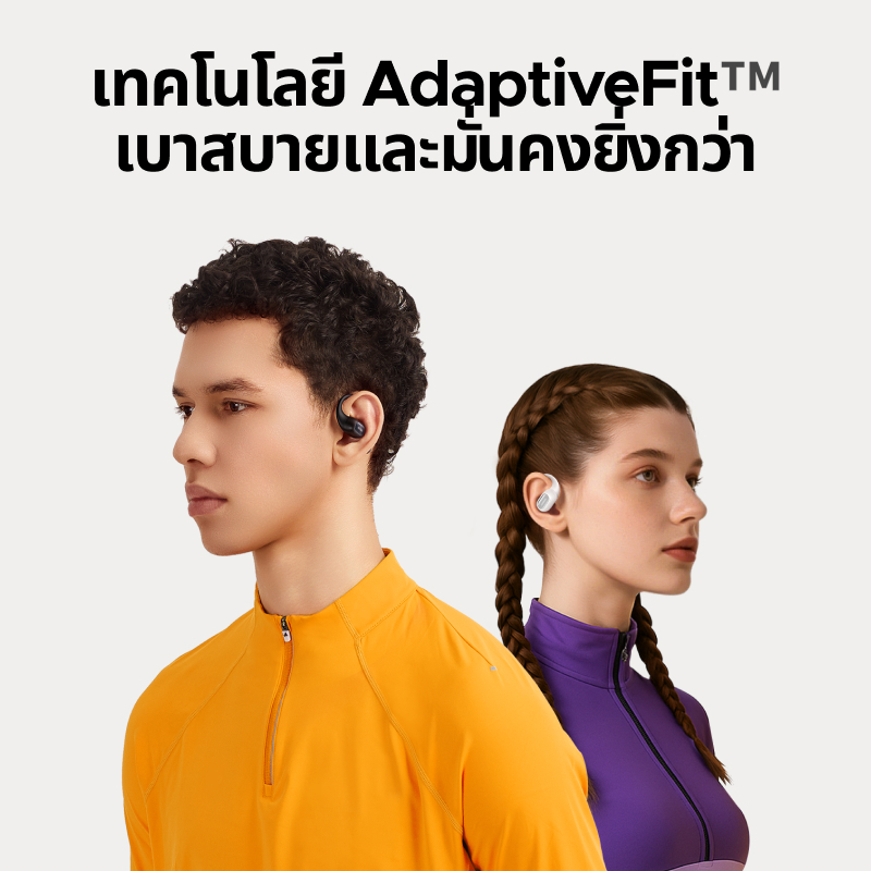 UGREEN หูฟังไร้สายกีฬา FitBuds ระบบลดเสียงลม ออกแบบตามสรีรศาสตร์ น้ำหนักเบา กันน้ํา IPX5 บลูทูธ 6.0 ใช้กับ IOS Android - รูปที่ 2