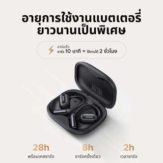 UGREEN หูฟังไร้สายกีฬา FitBuds ระบบลดเสียงลม ออกแบบตามสรีรศาสตร์ น้ำหนักเบา กันน้ํา IPX5 บลูทูธ 6.0 ใช้กับ IOS Android