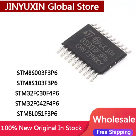 1-5PCS STM8S003F3P6 STM8S103F3P6 STM32F030F4P6 STM32F042F4P6 STM8L051F3P6 STM32F031F6P6P6P6P6P6P6P6P