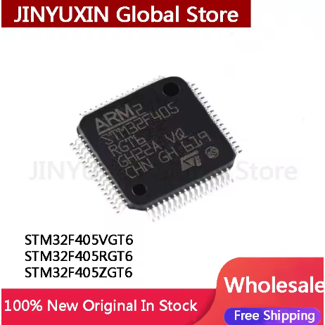 1PCS STM32F405VGT6 STM32F405RGT6 STM32F405ZGT6 STM32F405 ZGT6 RGT6 VGT6 IC ยี่ห้อ-ใหม่เดิม