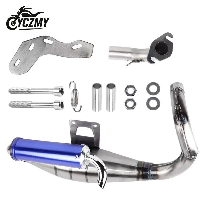 สําหรับ DIO50 รถจักรยานยนต์ท่อไอเสียท่อ Fit AF17 AF18 AF24 AF27 AF28 AF30 50-80cc - รูปที่ 2