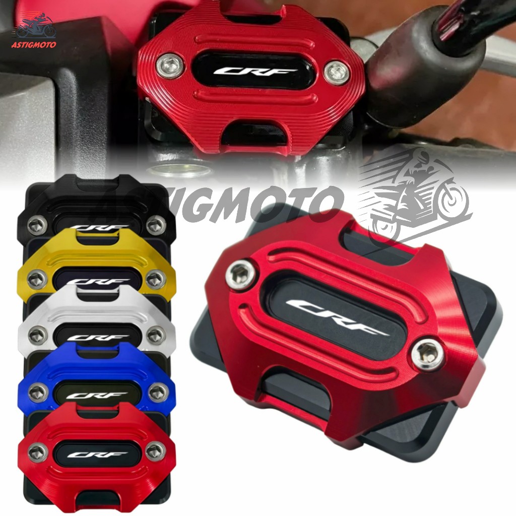 สําหรับ Honda CRF150 150L 230L 230M 250L CRF250L/M CRF250 ทุกปี CNC เบรคการใช้น้ํามันหมวก Master ฝาครอบด้านหน้าอ่างเก็บน้ําฝาครอบ Master กระบอกด้านหน้าการใช้ปั๊มหมวก
