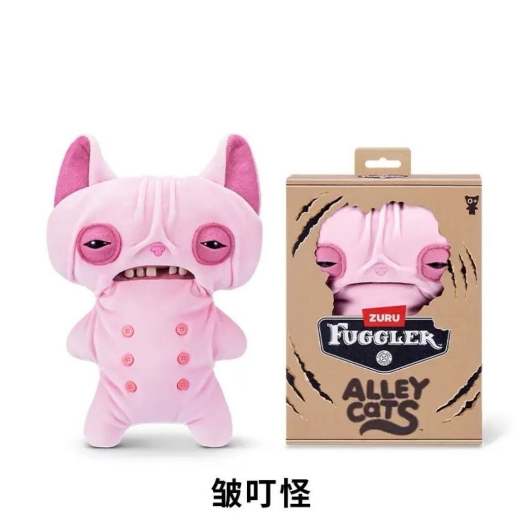 FUGGLER ของแท้ Dark Alley Night Cat Series ตุ๊กตาตุ๊กตาลูกแมว Furry ตุ๊กตาส่งแฟนของขวัญวันเกิด - รูปที่ 6