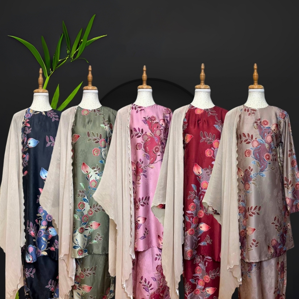 Kurung Batik พิมพ์ NEW ARRIVAL baju raya 2026 Viral สไตล์เกาหลีสูท baju kurung plus size Baju Raya 2