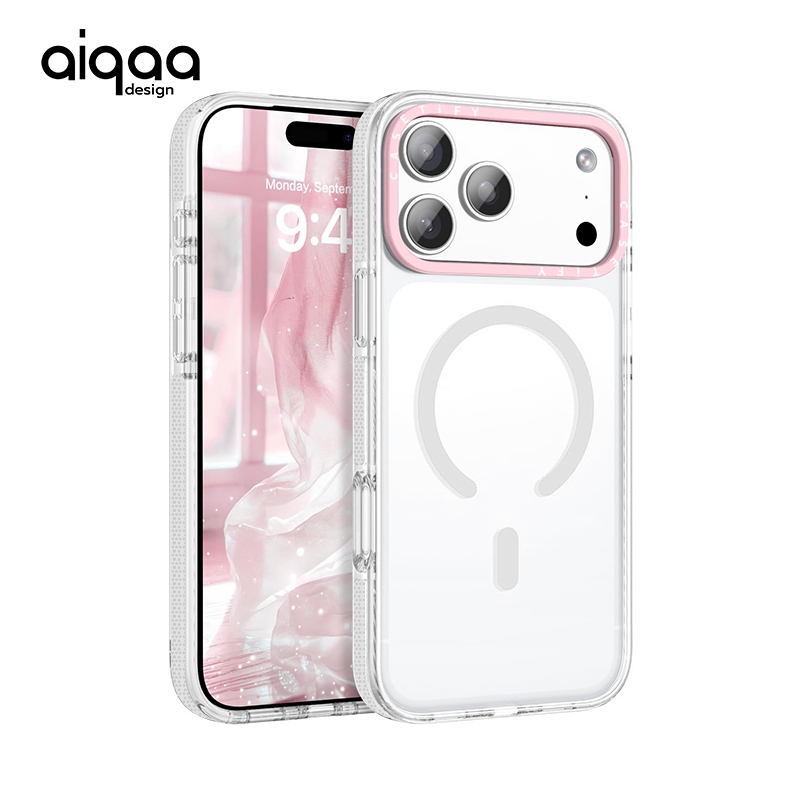 AiqaaสําหรับiPhone 17, 17 Air, 16, 15, 14 Plus, 13, 12, 11 Pro Max,การป้องกันกันกระแทกระดับทหาร,ซอกระดับไฮเอนด์,Stylish Transparent Slim Anti-Yellowing,ปุ่มควบคุมกล้อง