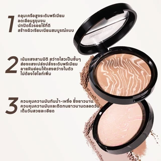 (ซื้อ 1 ได้ 2)RMT แป้งฝุ่น ปกปิดเรียบเนียน ติดทนนาน ลุคเมคอัพสมบูรณ์แบบ ความปกปิดสูง กันน้ำ ไม่ทำให้ผิวเป็นรูพรุน และไร้ที่ติ ติดทนนานถึง 24 ชั่วโมง เป็นมิตรกับสัตว์ ผ่านการรับรองจาก อย.