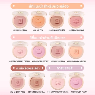 (ซื้อ1ได้3)Romantic Beauty Makeup บลัชออน เมคอัพ Kabbalah ซีรีส์ ความงามโรแมนติก อายแชโดว์ บลัชออน 2 in 1 เครื่องสำอาง