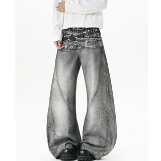 เข็มขัดลายพิมพ์สำหรับกางเกงยีนส์ผู้ใหญ่ ออกแบบตามเทรนด์ High…