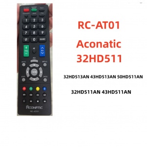 เหมาะสําหรับ RC-AT01 Aconic รีโมททีวีสําหรับอนาล็อกและทีวีดิจิตอลรุ่น 24HD515AN และ 32HD514AN 40HD51
