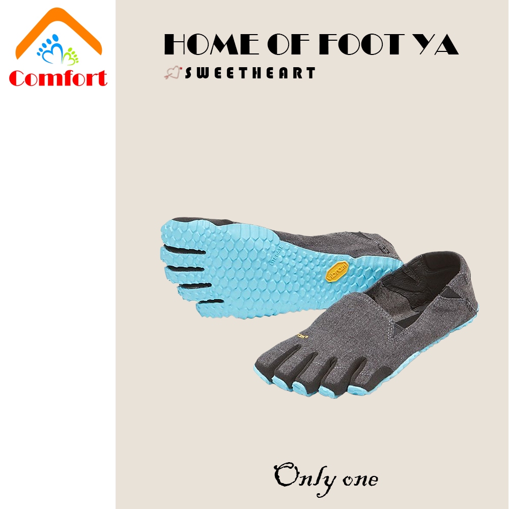 Vibram Five-Fingers รองเท้าฤดูร้อนจากผ้าฝ้ายและลินิน สวมใส่สบาย พกพาได้ง่าย และต้านการเลื่อนไถ