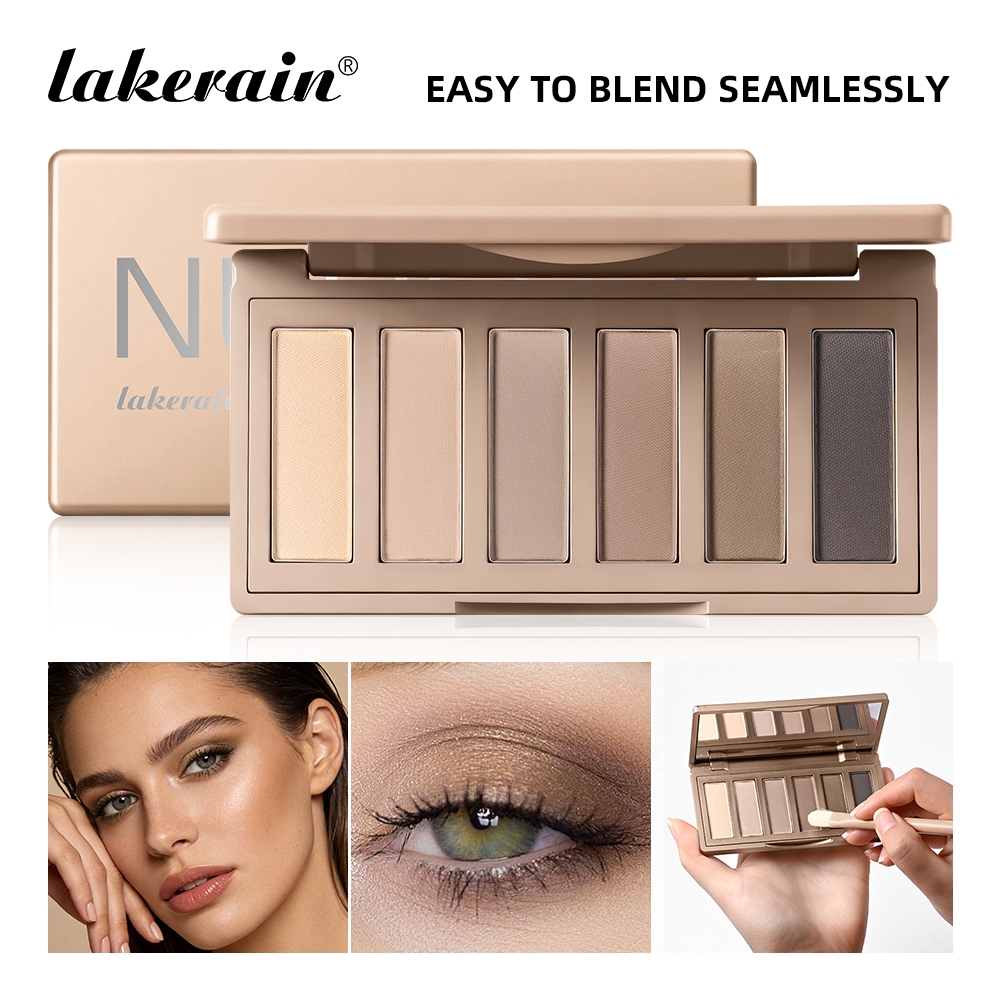 Lakerain NUDES2 Smokey Eyeshadow Palette,Natural Nude Matte Eye Shadow Palette Set Black Eye Shadow Halloween Make Up