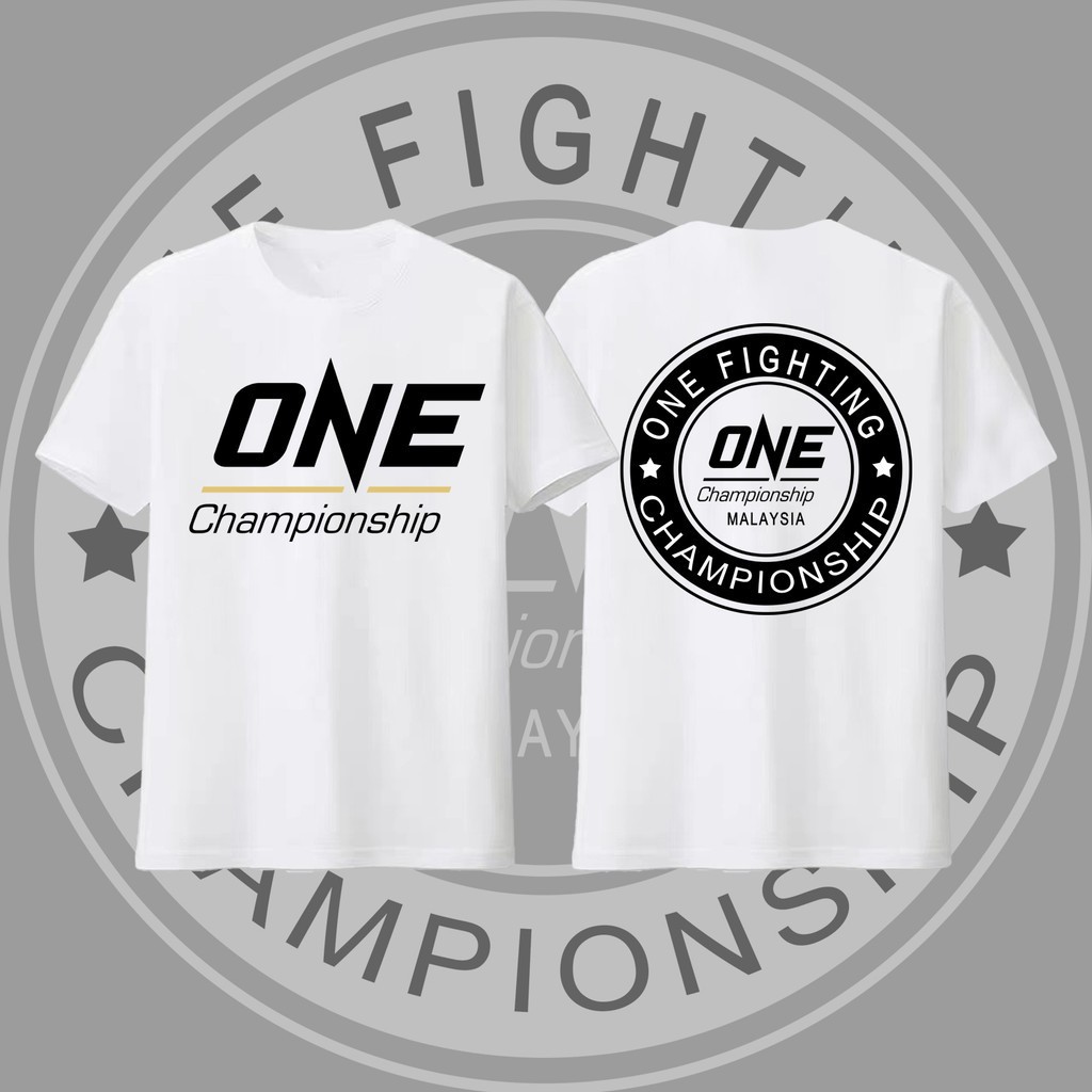 เสื้อยืดพิมพ์ลายสองด้าน ONE Chapioship | ผ้าฝ้าย 100% สำหรับผู้ชายและผู้หญิง ขนาด S-5XL