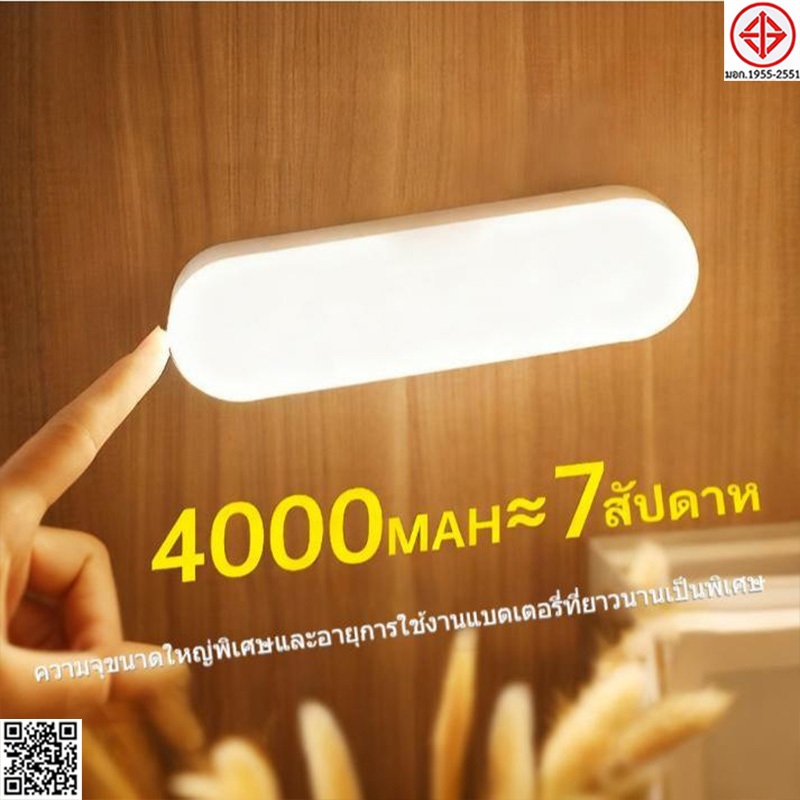 โคมไฟเซ็นเซอร์ ไฟติดห้องนอน ไฟเซ็นเซอร์ LED ไฟเซนเซอร์อัตโนมัติ โคมไฟเหนี่ยวนำร่างกายมนุษย์ โคมไฟหัวนอน