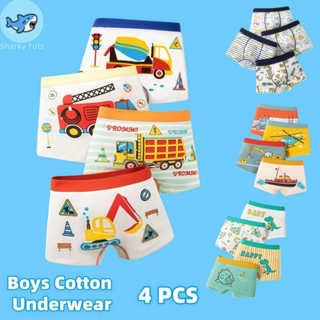 【BKK Delivery】กางเกงในเด็กผู้ชาย 3-13 ปี ผ้าฝ้าย 100% เนื้อน…