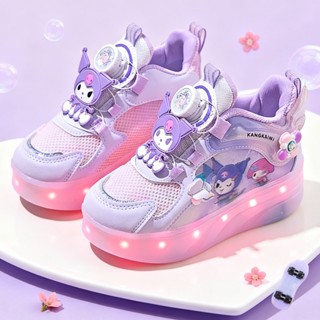 โรลเลอร์สเก็ตสำหรับเด็ก รองเท้าสี่ล้อ รองเท้าเด็ก คูโลมิ ปุ่…