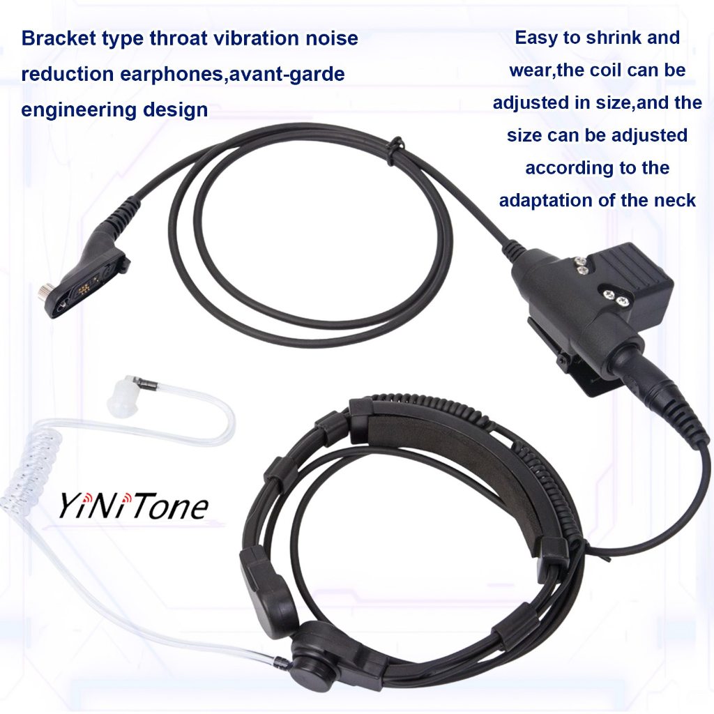 U94 PTT ยุทธวิธีคอ Mic หูฟังสําหรับ Motorola MTP850S XIR P8268 P8200 XPR6300 DP3400 APX7000 วิทยุสอง