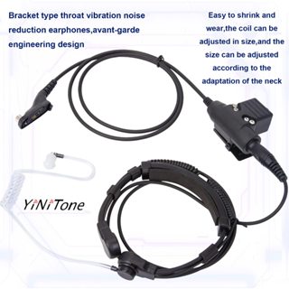 U94 PTT ยุทธวิธีคอ Mic หูฟังสําหรับ Motorola MTP850S XIR P82…