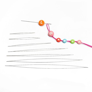 เข็มร้อยลูกปัดแบบเปิด ทำจากเหล็กแมงกานีส ใช้งานง่าย มีปากขนา…