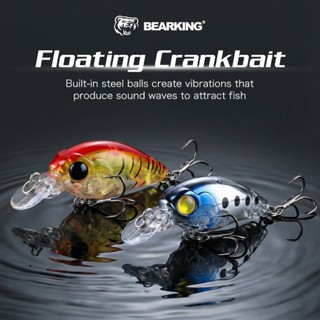 BEARKING Top Wobblers เหยื่อตกปลาแบบ crankbait สำหรับปลาซิว …