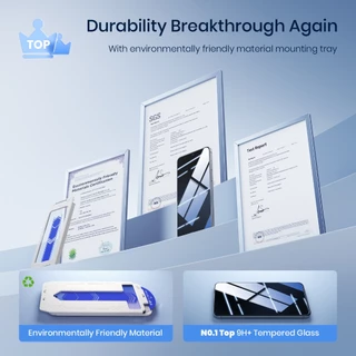WSKEN Samsung S25FE ฟิล์มกระจก ความเป็นส่วนตัว ปลดล็อกด้วยลายนิ้วมือ อัลตร้า HD for S24FE ฟิล์มกระจกนิรภัย กันรอย แบบเต็มจอ การป้องกันการตก 2Pack
