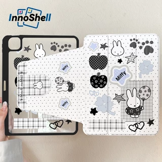 InnoShell อินโนเชล ⚡พร้อมส่ง⚡ 360 ° เคส iPad หมุนได้ Air6 Air5/4 MINI7 ริบบิ้นโบว์หมี ช่องเสียบปากกาเคส iPad ขวา gen9 10.2 gen11 gen10
